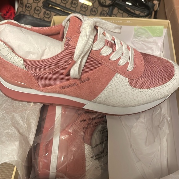 Michael kors Allie trainer embossed printed opwht mult - Picture 4 of 7